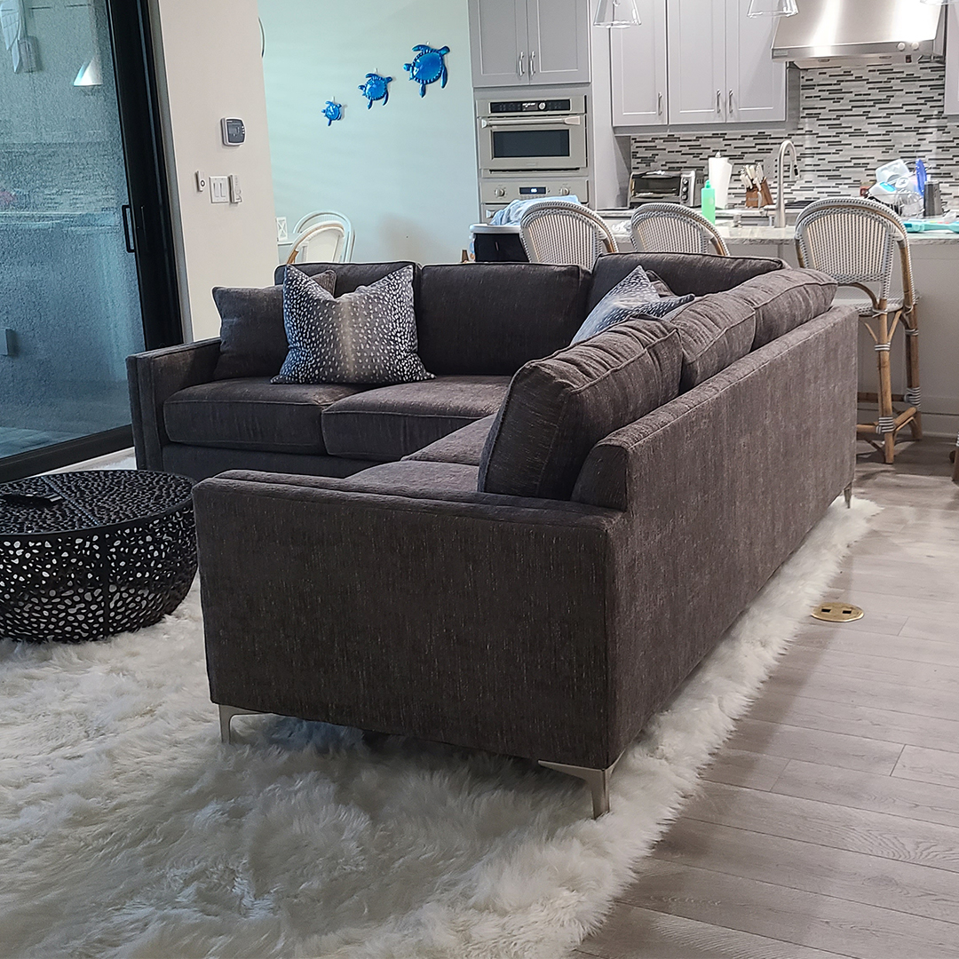 Custom-designed interior by Steele Design Solutions in Naples, Florida.